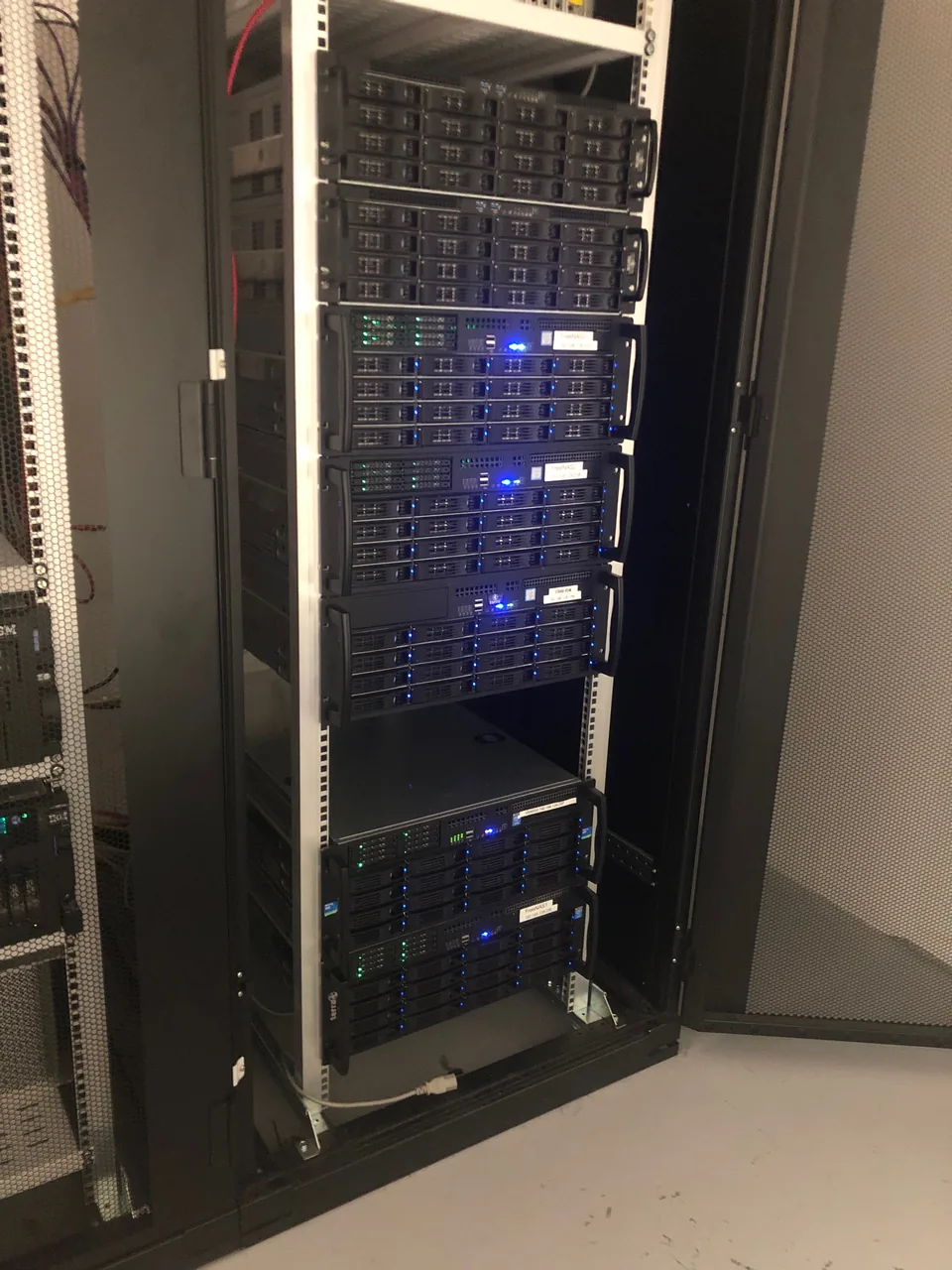 Serverracks · archieffotografie